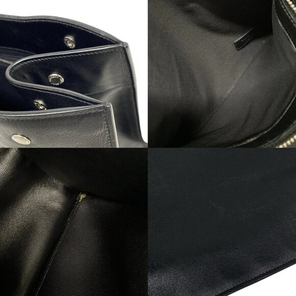 Auth SAINT LAURENT PARIS Rive Gauche 587273 Black Leather - Tote Bag - Picture 13 of 14